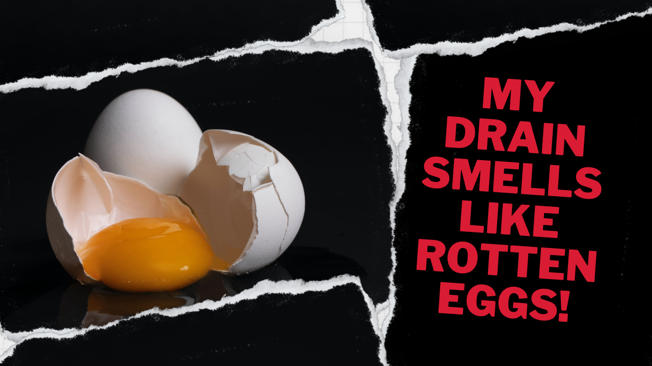 rotten egg smell in kitchen sink drain