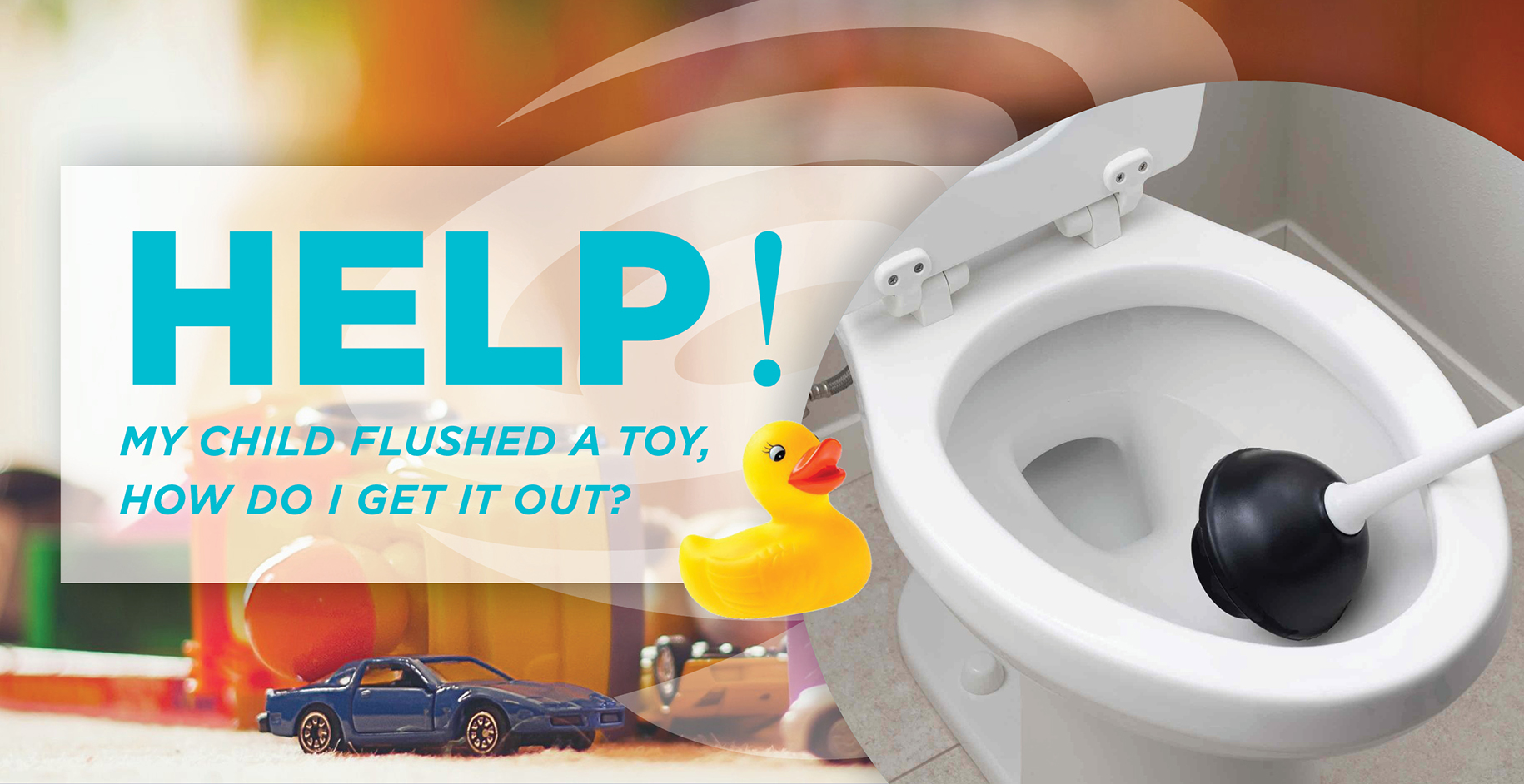 Clogged Toilet: How to Remove Toys and Objects