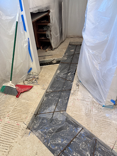 Figure 1- Zoom Drain basement excavation Puyallup, WA